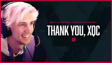 xQc leaves Sentinels after requesting his release from the organisation