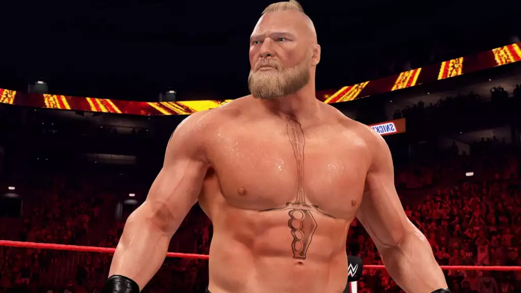 WWE 2K22 Brock Lesnar screenshot
